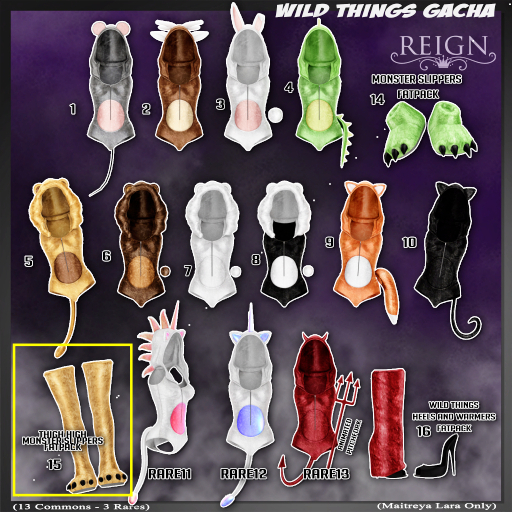 REIGN.- THIGH HIGH MONSTER SLIPPERS (MAITREYA) #15