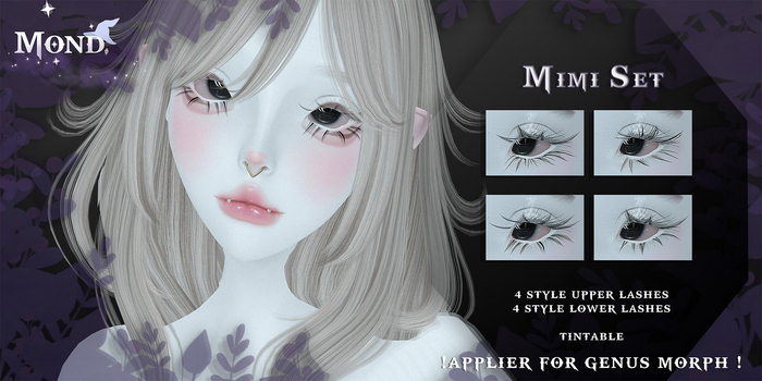 [Mond]Mimi Eyelashes For Genus - Unpack -