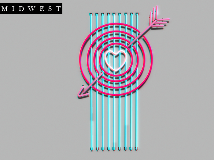 Midwest . Flashing Lights . Neon Target