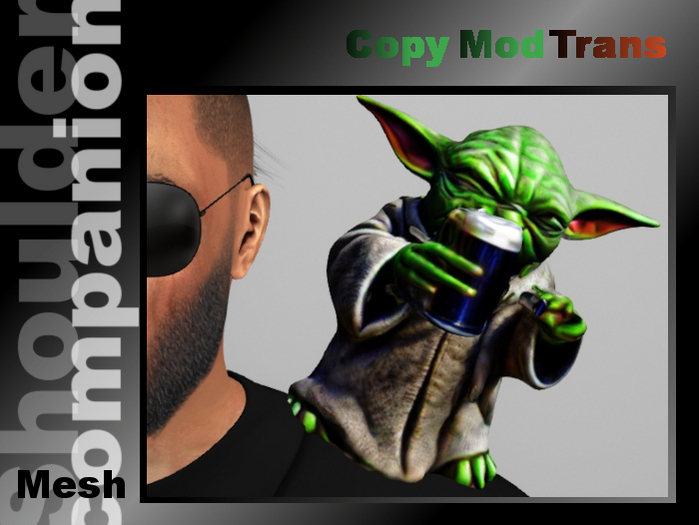 Sci-Fi Master in green (shoulder companion)