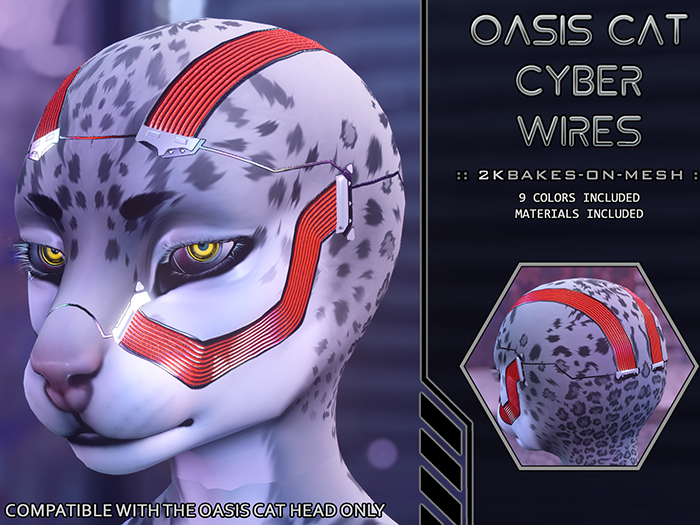 [KK] - Oasis Cat Cyber Wires Set
