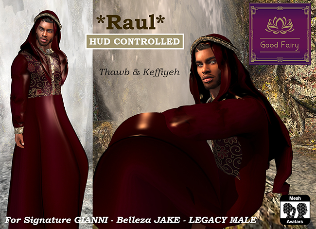 [Good Fairy] - Raul {Thawb & Keffiyeh} *FATPACK*