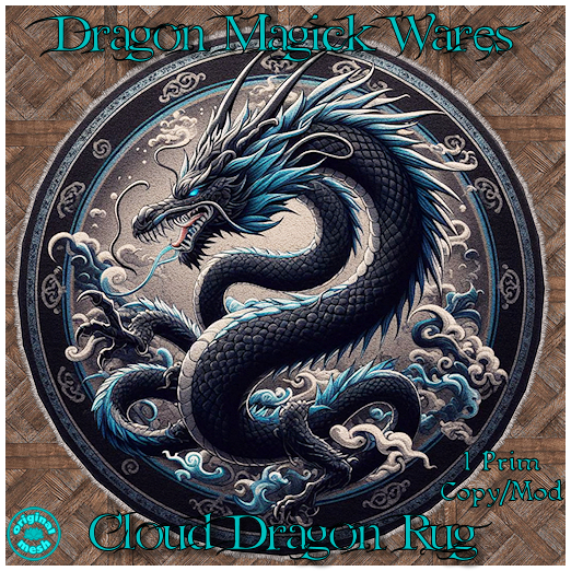 Dragon Magick Wares Cloud Dragon Rug