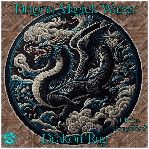 Dragon Magick Wares Drakon Rug - Dragon