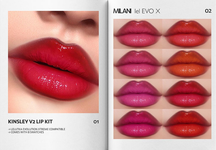 MILANI - "KINSLEY V2" LIP KIT / FATPACK