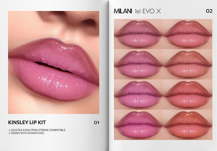 MILANI - "KINSLEY" LIP KIT / DEMO