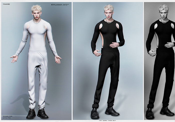 [Traume] #R00Casual Shirt Fatpack