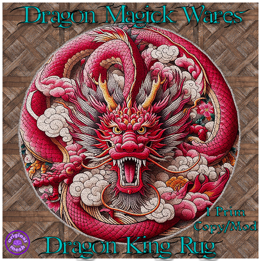 Dragon Magick Wares Dragon King Rug