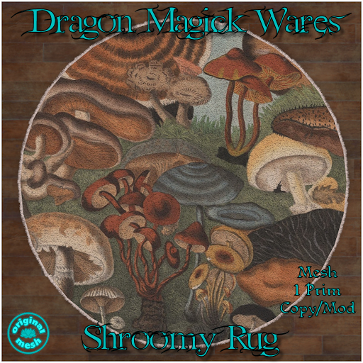 Dragon Magick Wares Shroomy Rug