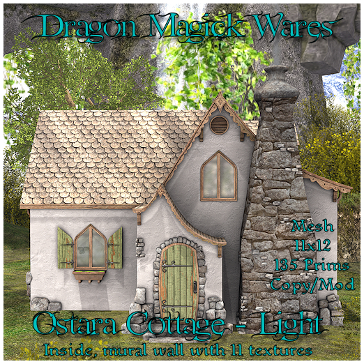 Dragon Magick Wares Ostara Cottage - Light