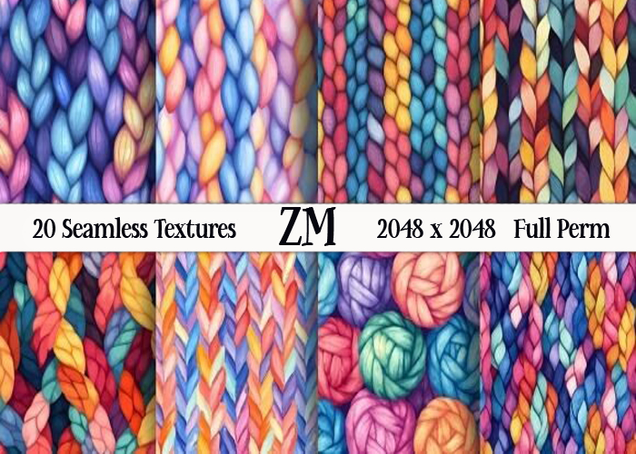 KNIT 18 FULL PERM TEXTURES