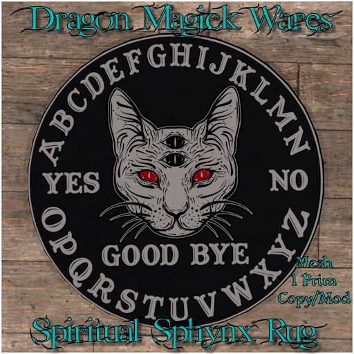Dragon Magick Wares Spiritual Sphynx Rug