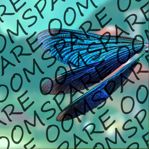 Shiny Blue Dragonfly Wing Texture
