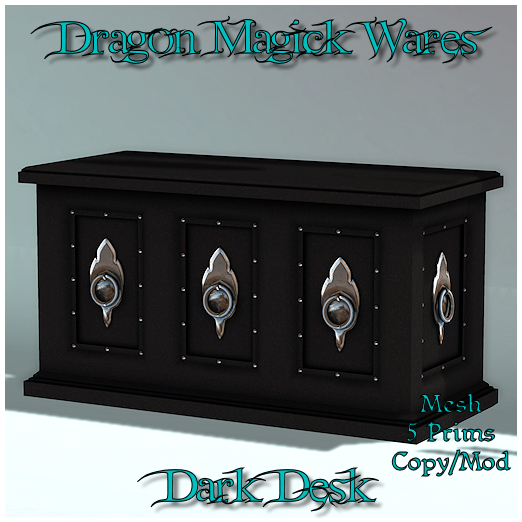 Dragon Magick Wares Dark Desk  