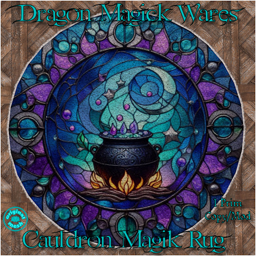 Dragon Magick Wares Cauldron Magik Rug