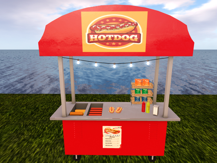 hot dog trolley