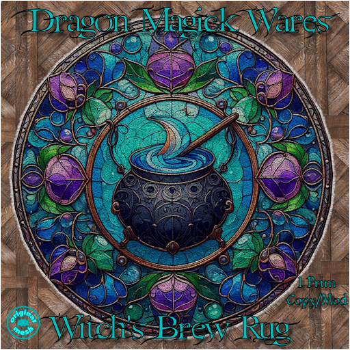 Dragon Magick Wares Witch's Brew Rug 