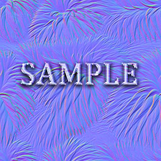 Zoy Texture [ Fur Bliss Seamless 01 ] Normal Map