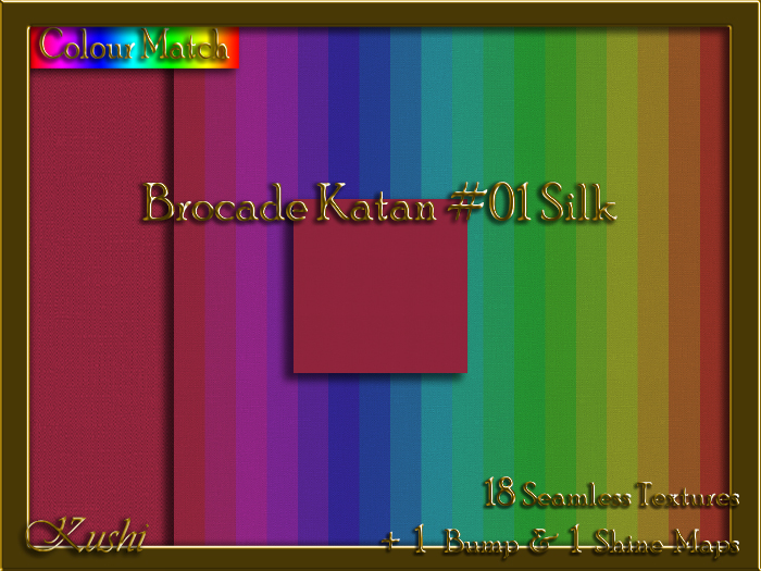 Brocade Katan #01 SILK Texture Pack