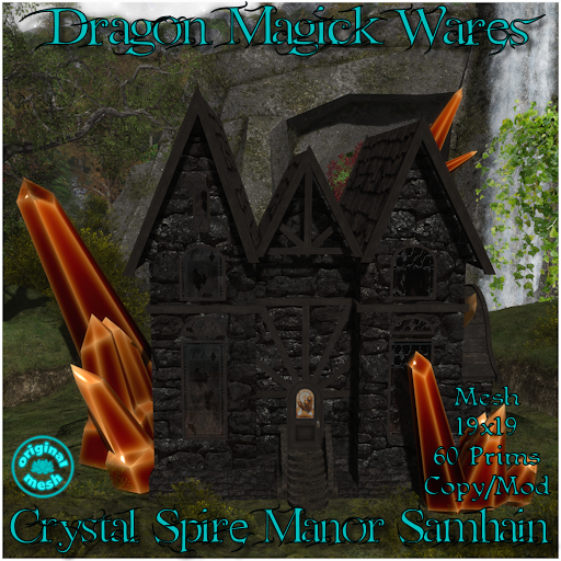 Dragon Magick Wares Crystal Spire Manor - Samhain