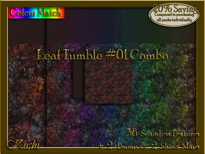 Leaf Tumble #01 COMBO Texture Bundle