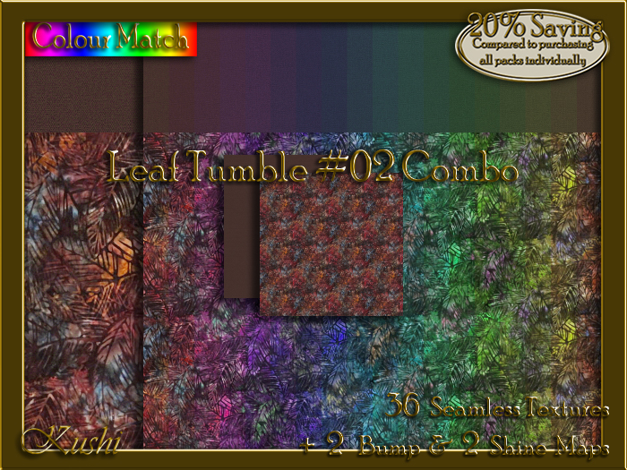 Leaf Tumble #02 COMBO Texture Bundle