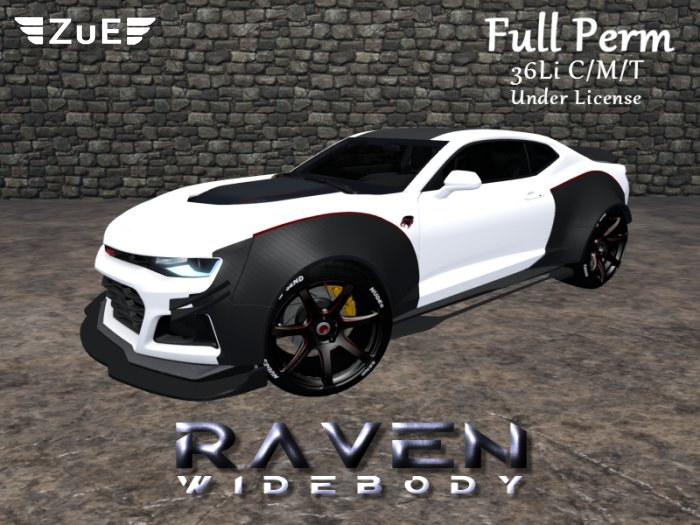 ::ZuE:: Raven - WideBody - Full Perm (ADD to Unpack)