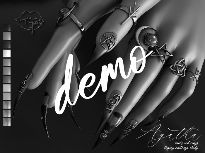 DEMO - Pure Poison - Agatha Nails and Rings - Unpack