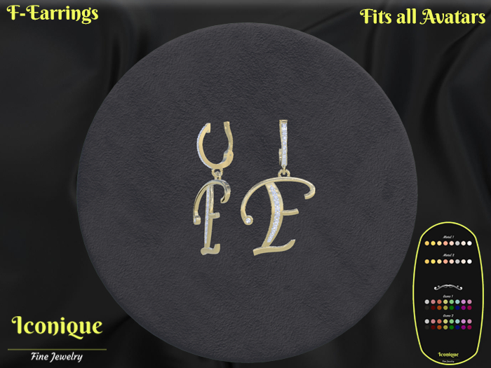 F-Earrings - Jewelry Box