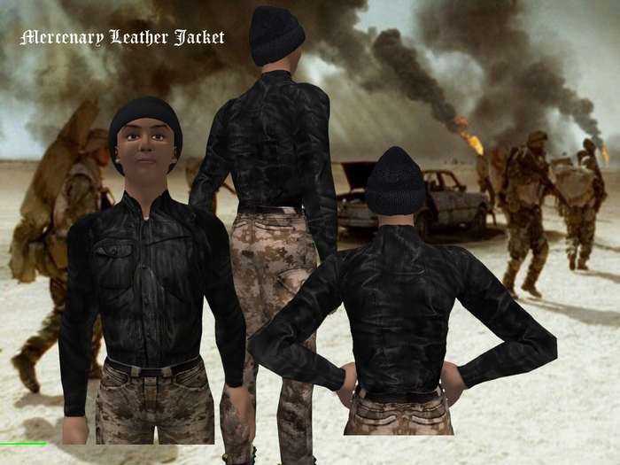 Russian Army / Mercenary Leather Jacket