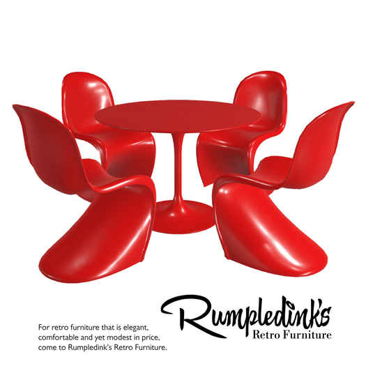 1960's Moulded Plastic Chair & Tulip Table