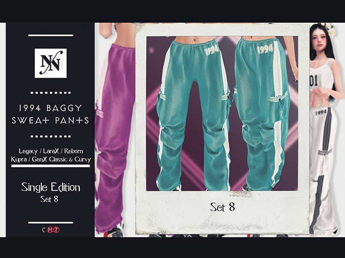 ::NN:: 1994 Baggy Sweat Pants / Set 08 