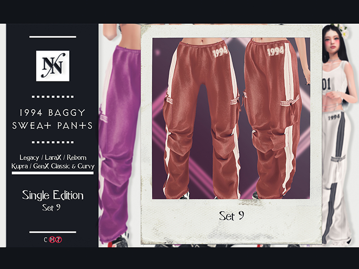 ::NN:: 1994 Baggy Sweat Pants / Set 09  