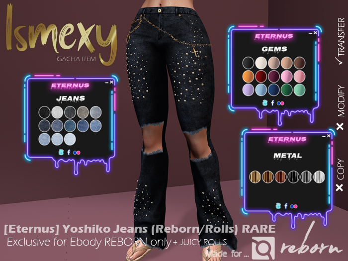 [Eternus] Yoshiko Jeans (Reborn/Rolls) RARE