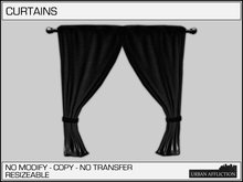 ..:: URBAN AFFLICTION ::.. Curtains / Black
