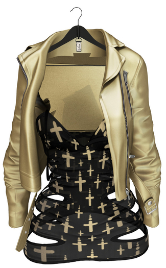 Vulnus Profundis Set Cross Gold