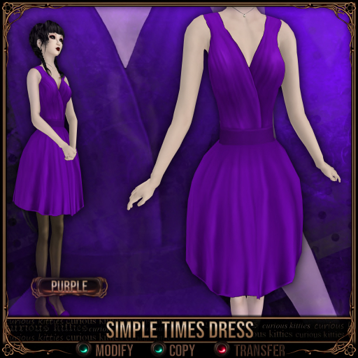 =^.^= Simple Times Dress - Purple