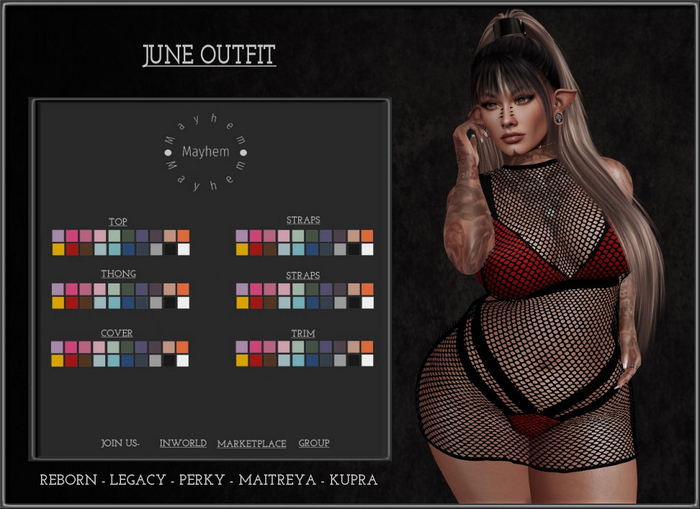 MAYHEM UNPACKER HUD- JUNE OUTFIT FATPACK