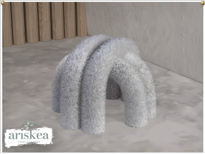 Ariskea [Sabi] Weird Pouff Decor