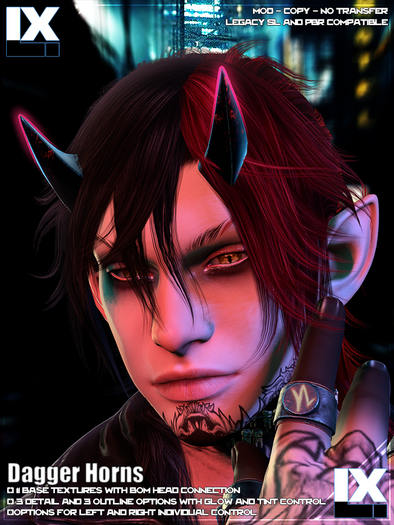 LVL9 Dagger Horns