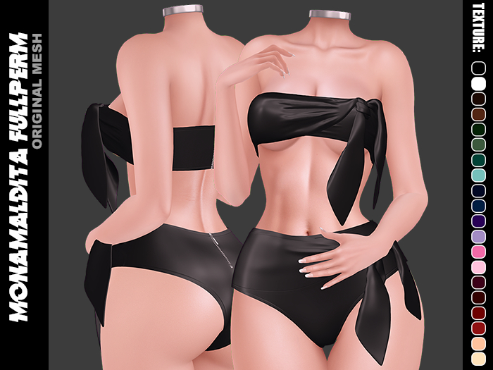 #27 - MONAMALDITA - Texture Silk - Bikini