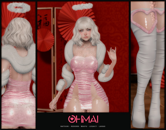 OHMAI UNPACK - Natsuki Set Pink