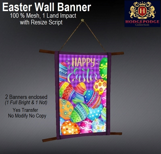 Easter Wall Banner (Style A)