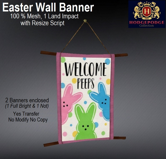 Easter Wall Banner (Style C)