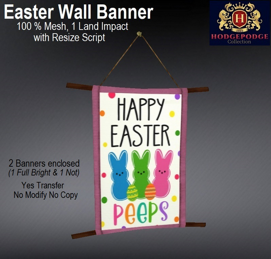 Easter Wall Banner (Style D)