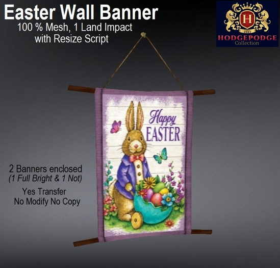 Easter Wall Banner (Style E)