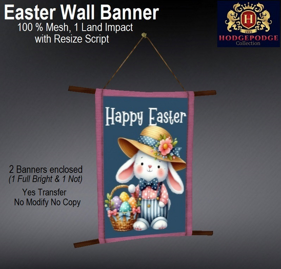 Easter Wall Banner (Style F)