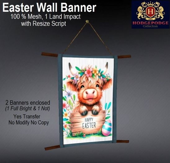 Easter Wall Banner (Style G)