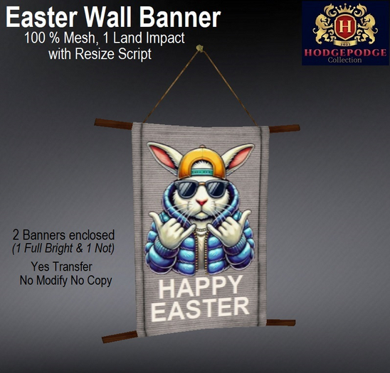 Easter Wall Banner (Style H)