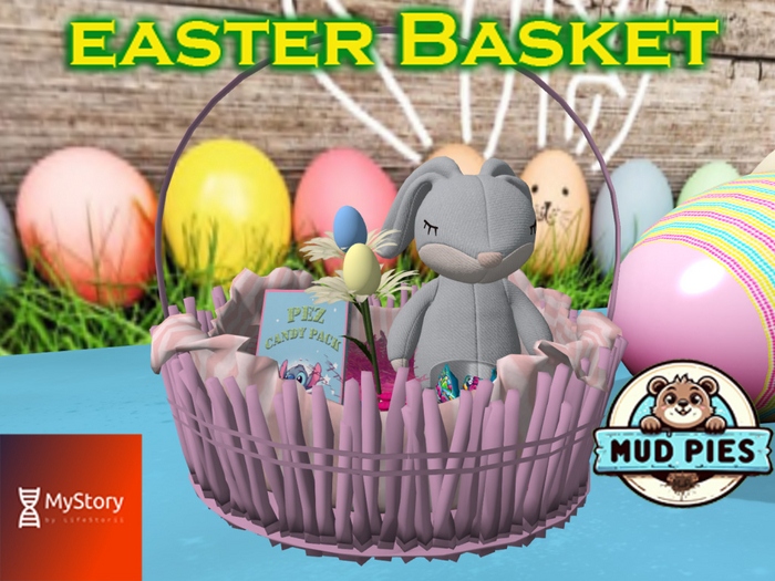 .:MudPie:. Easter Basket (Pink) 